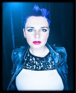 A woman with Dissociative Identity Disorder is posing for a photo.