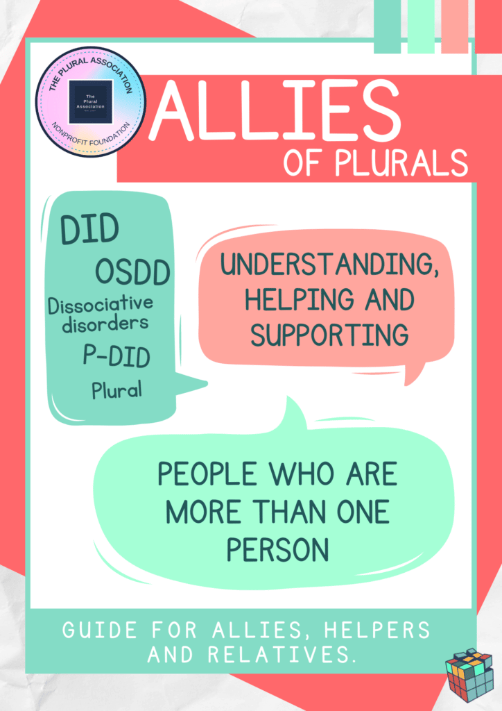 Image Allies of Plurals for DID, OSDD and other forms of Plurality